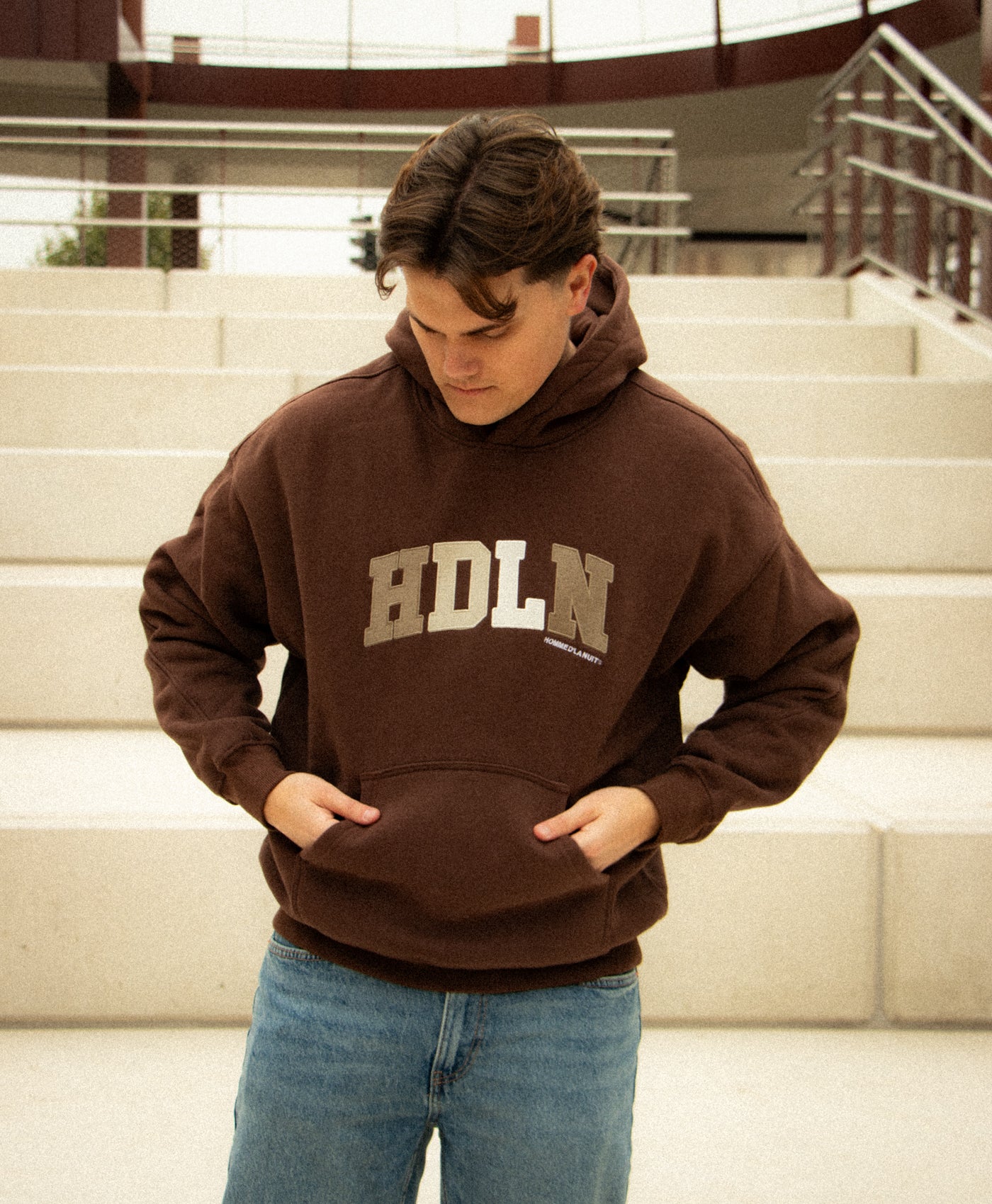 College Hoodie - Brown