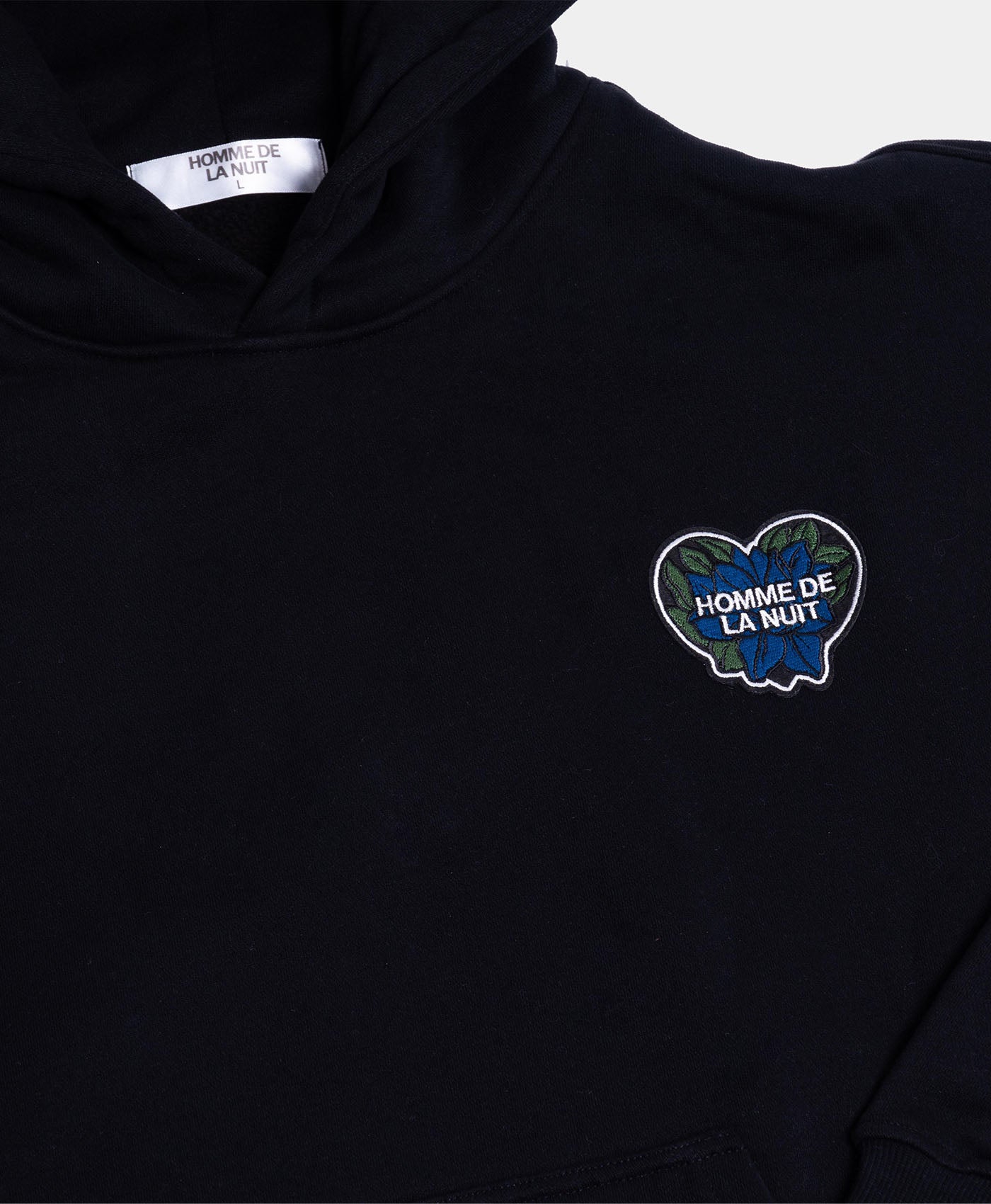 Blooming Heart Hoodie - Black