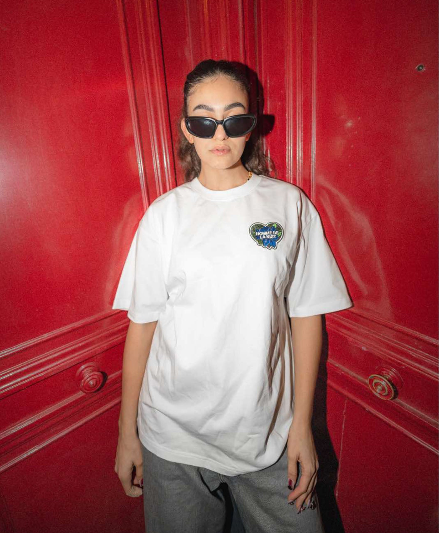 Blooming Heart Tee - White