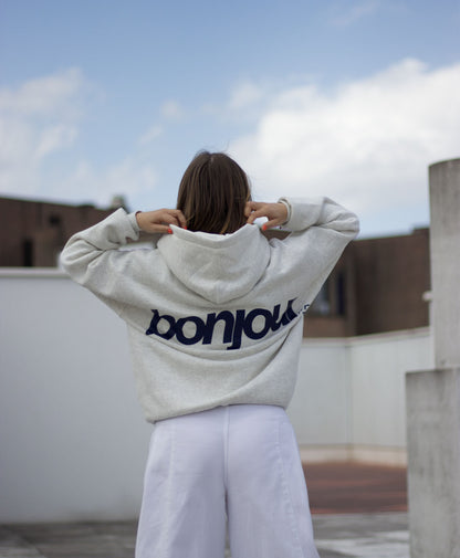 Bonjour Hoodie - Oatmeal