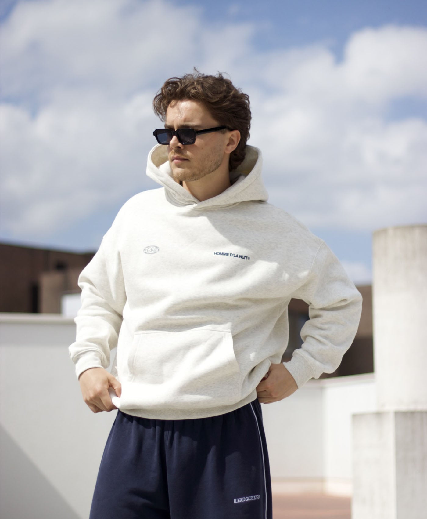 Bonjour Hoodie - Oatmeal
