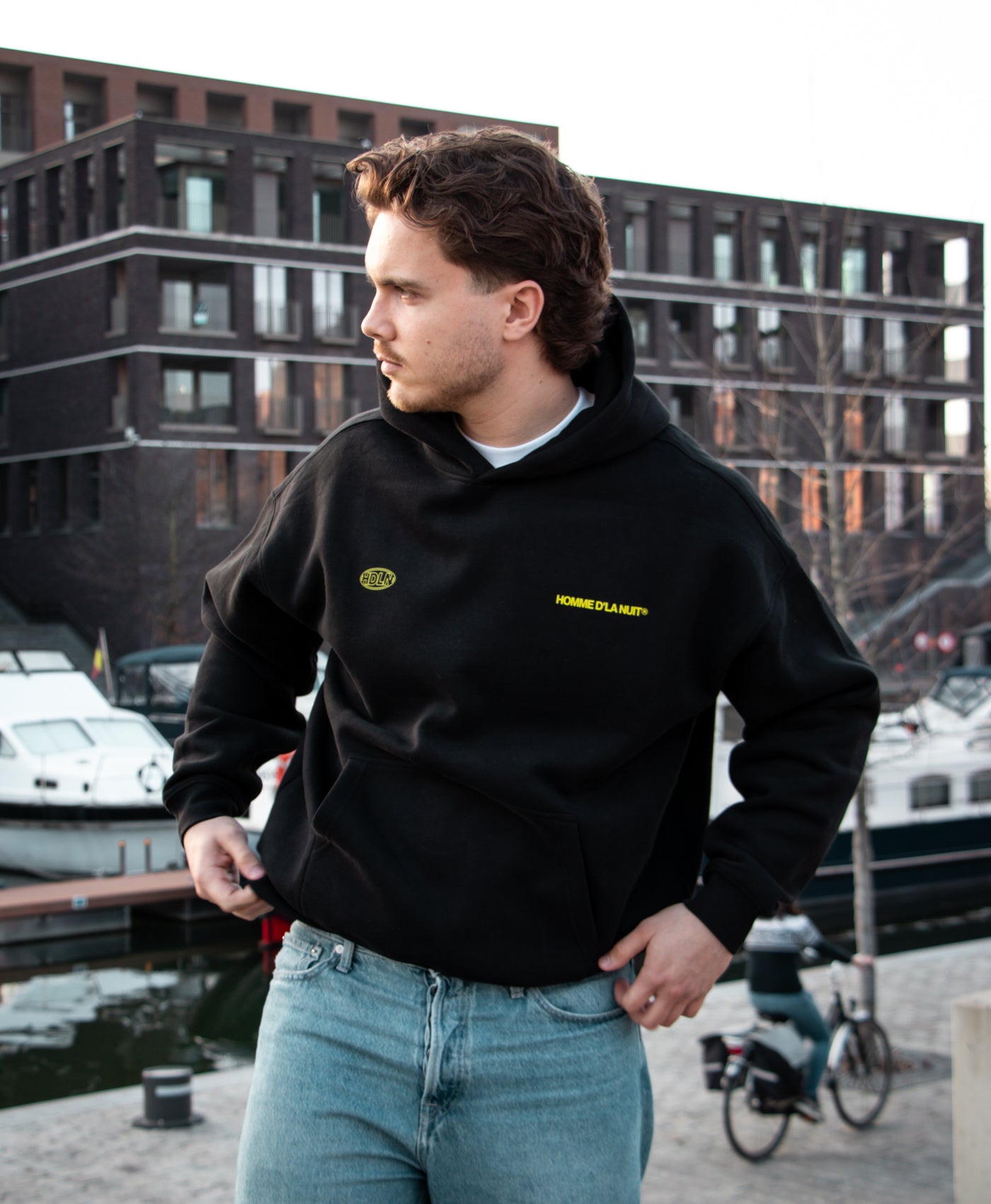 Bonjour Hoodie - Black