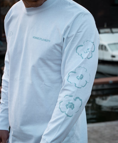 Flower Longsleeve - White