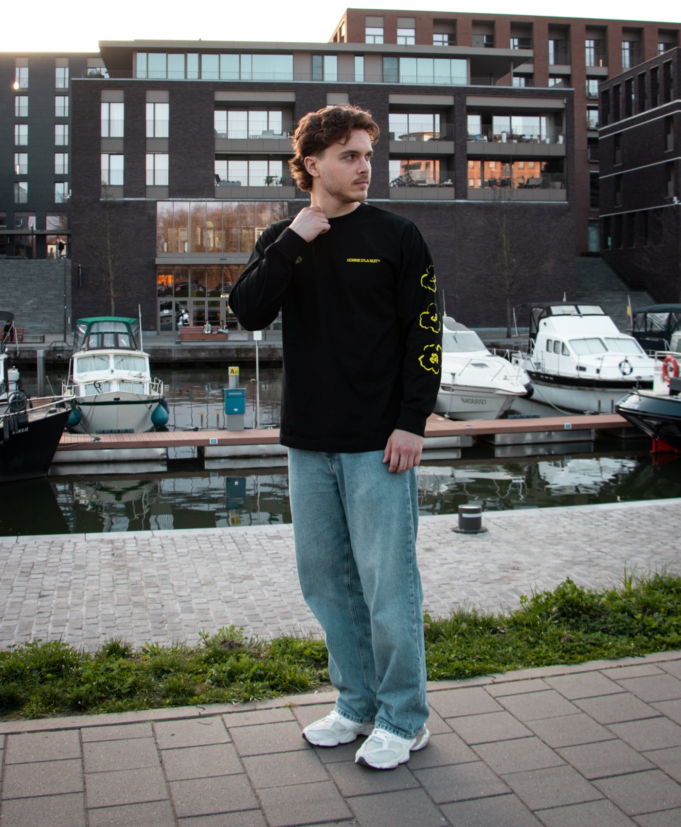 Flower Longsleeve - Black