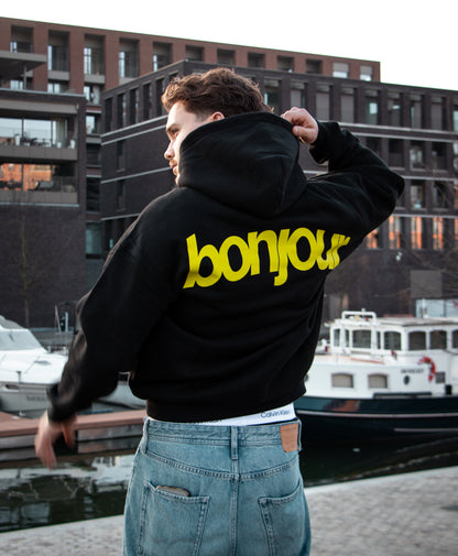 Bonjour Hoodie - Black