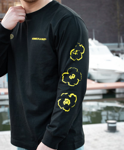 Flower Longsleeve - Black