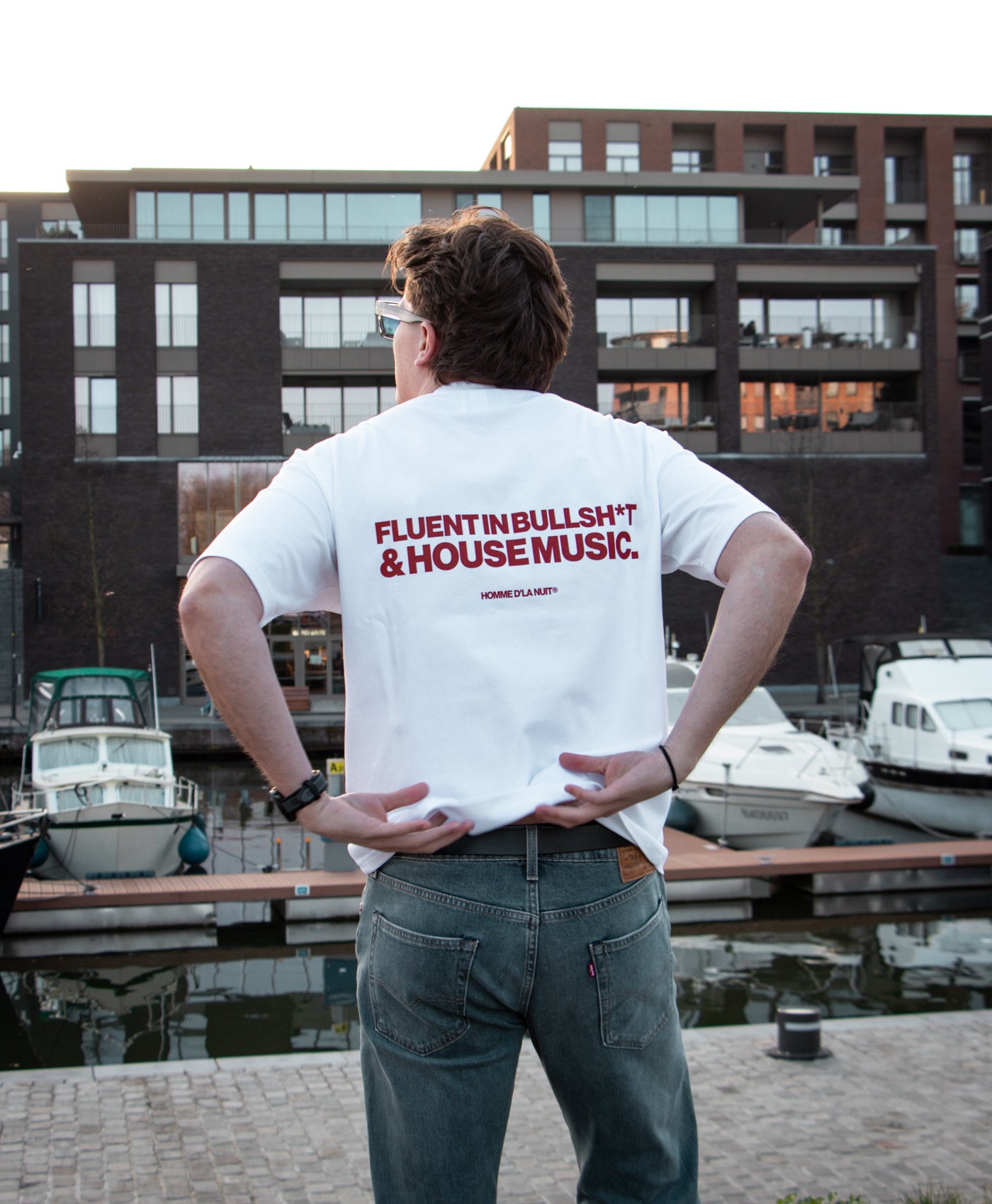 House Music Tee - White