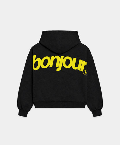 Bonjour Hoodie - Black