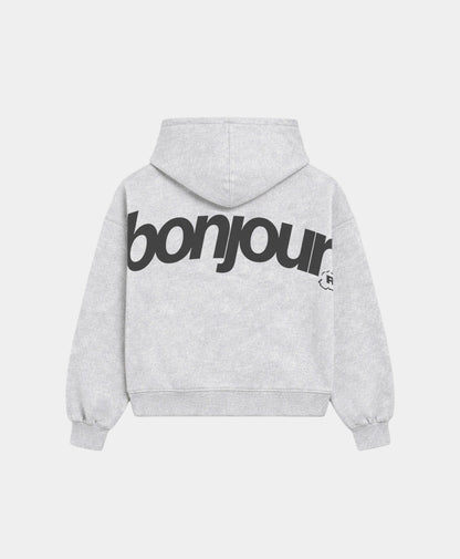 Bonjour Hoodie - Ash
