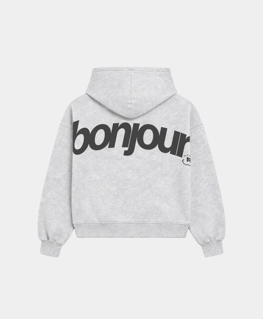 Bonjour Hoodie - Ash