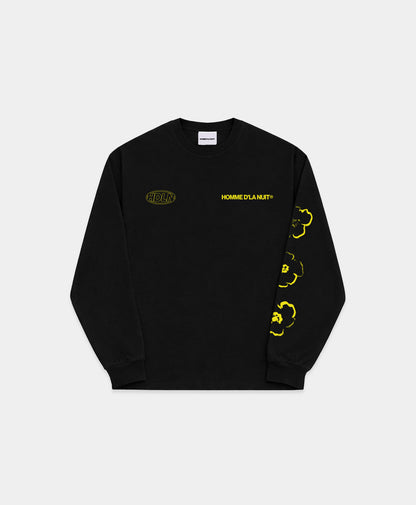 Flower Longsleeve - Black