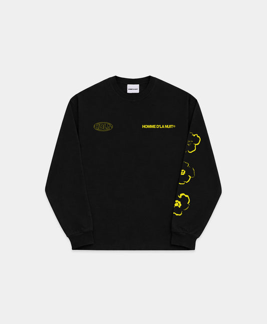 Flower Longsleeve - Black