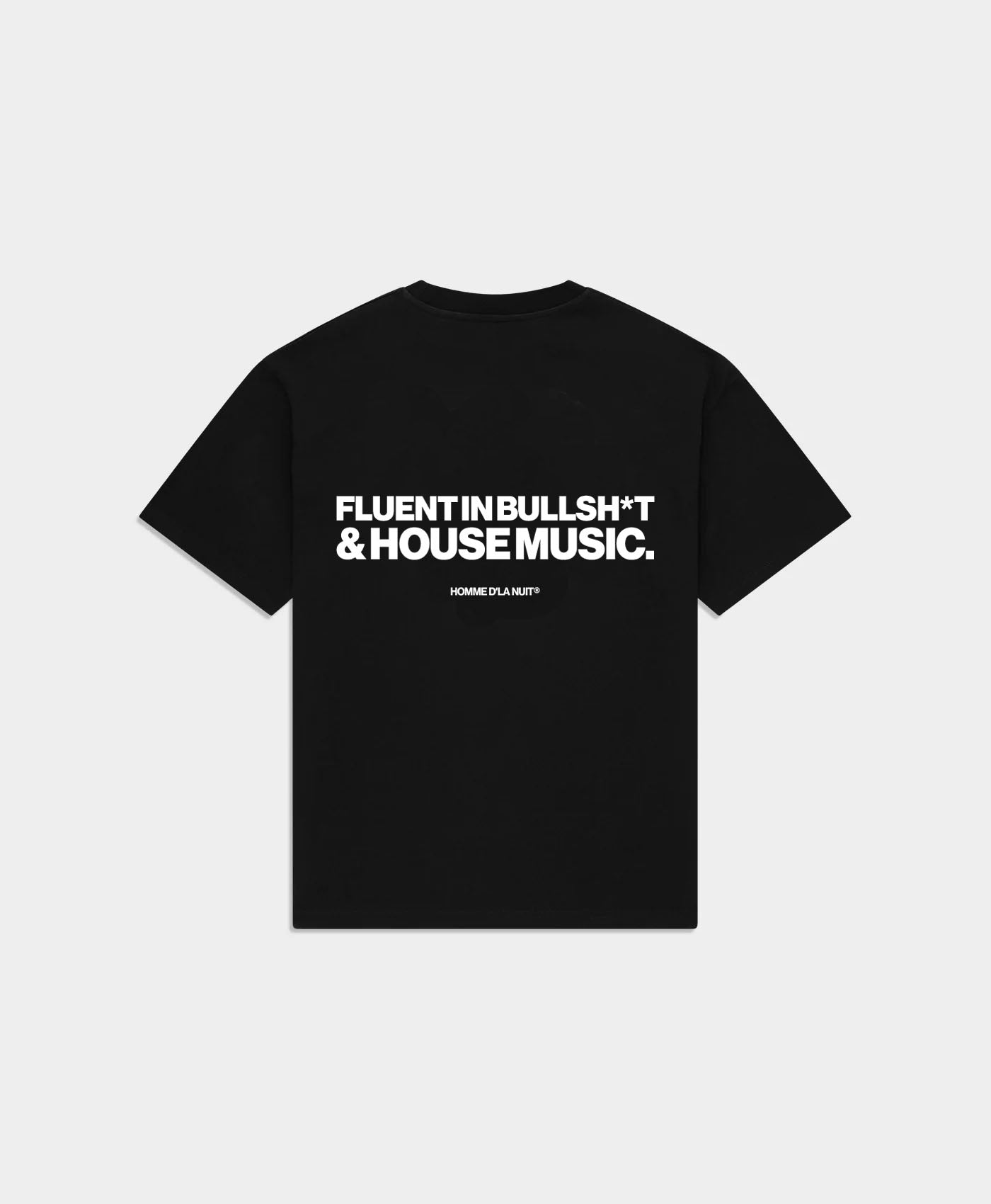 House Music Tee - Black