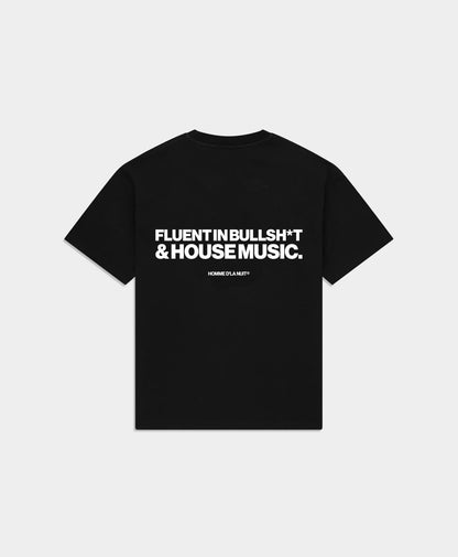 House Music Tee - Black