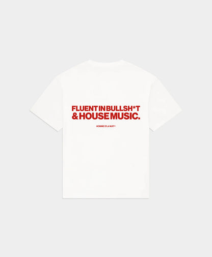 House Music Tee - White