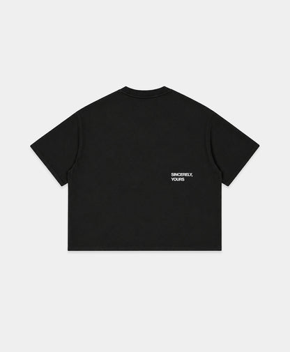 Sincerely Yours Tee - Black