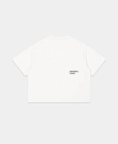 Sincerely Yours Tee - White