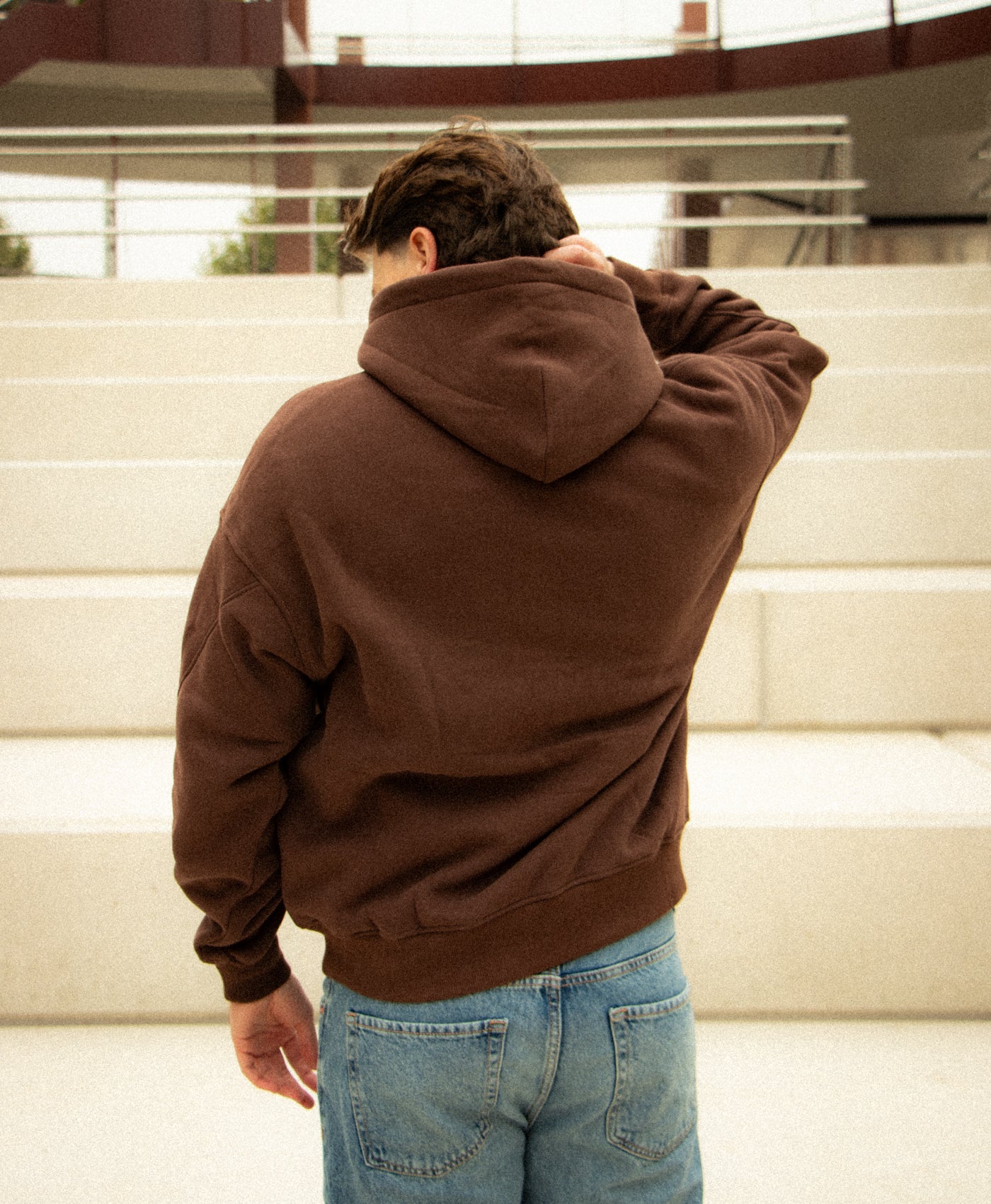 College Hoodie - Brown