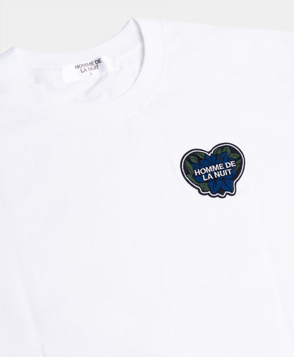 Blooming Heart Tee - White