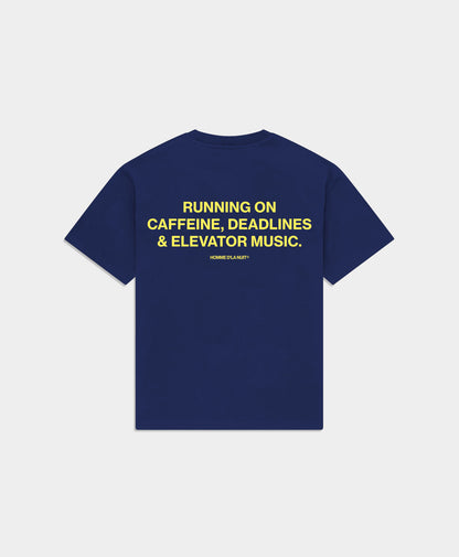 Elevator Music Tee - Navy