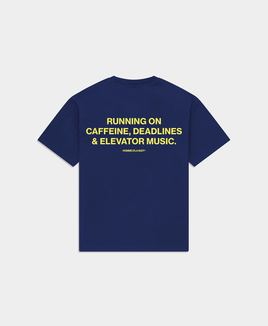 Elevator Music Tee - Navy